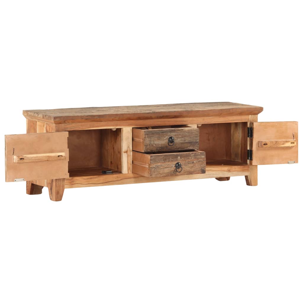 Meuble TV en Bois Recyclé et Acacia-La-Fabrique-Industrielle