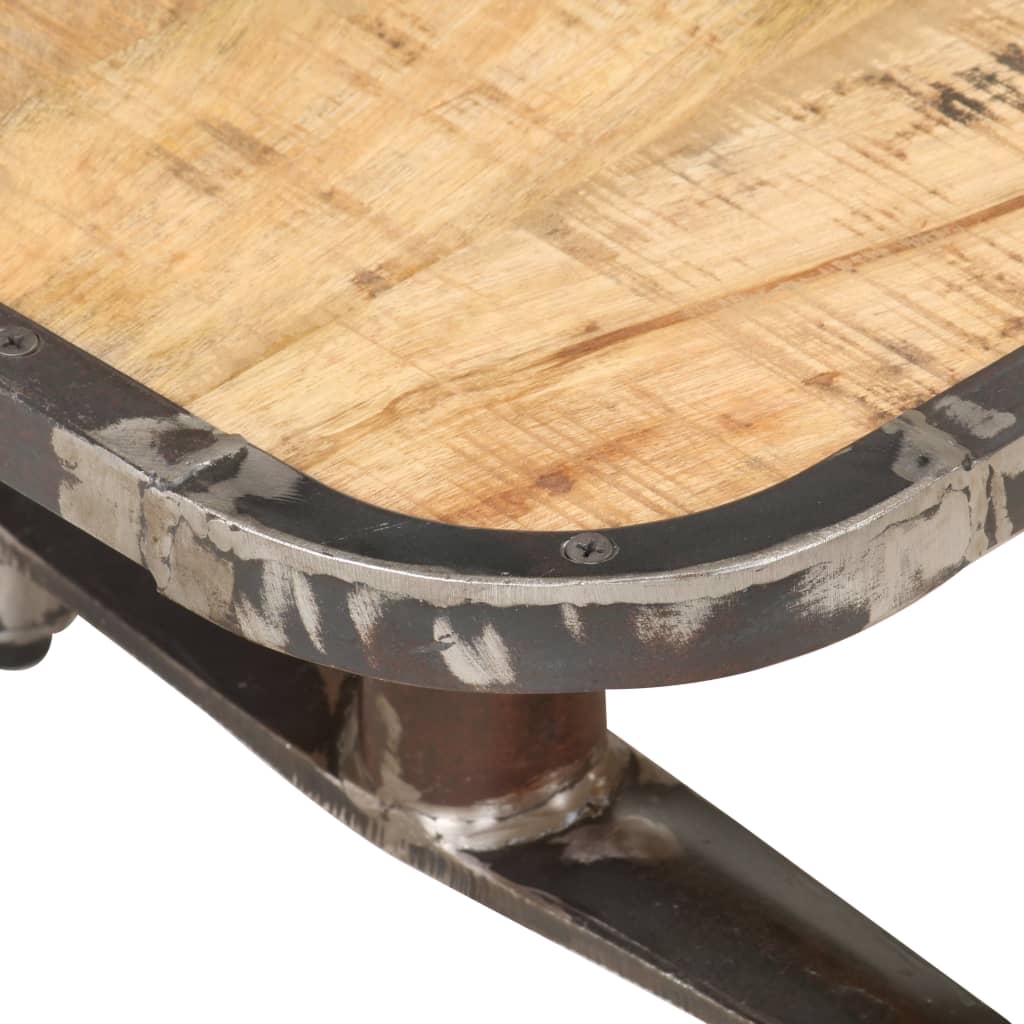 Meuble TV en bois de manguier et métal-La-Fabrique-Industrielle