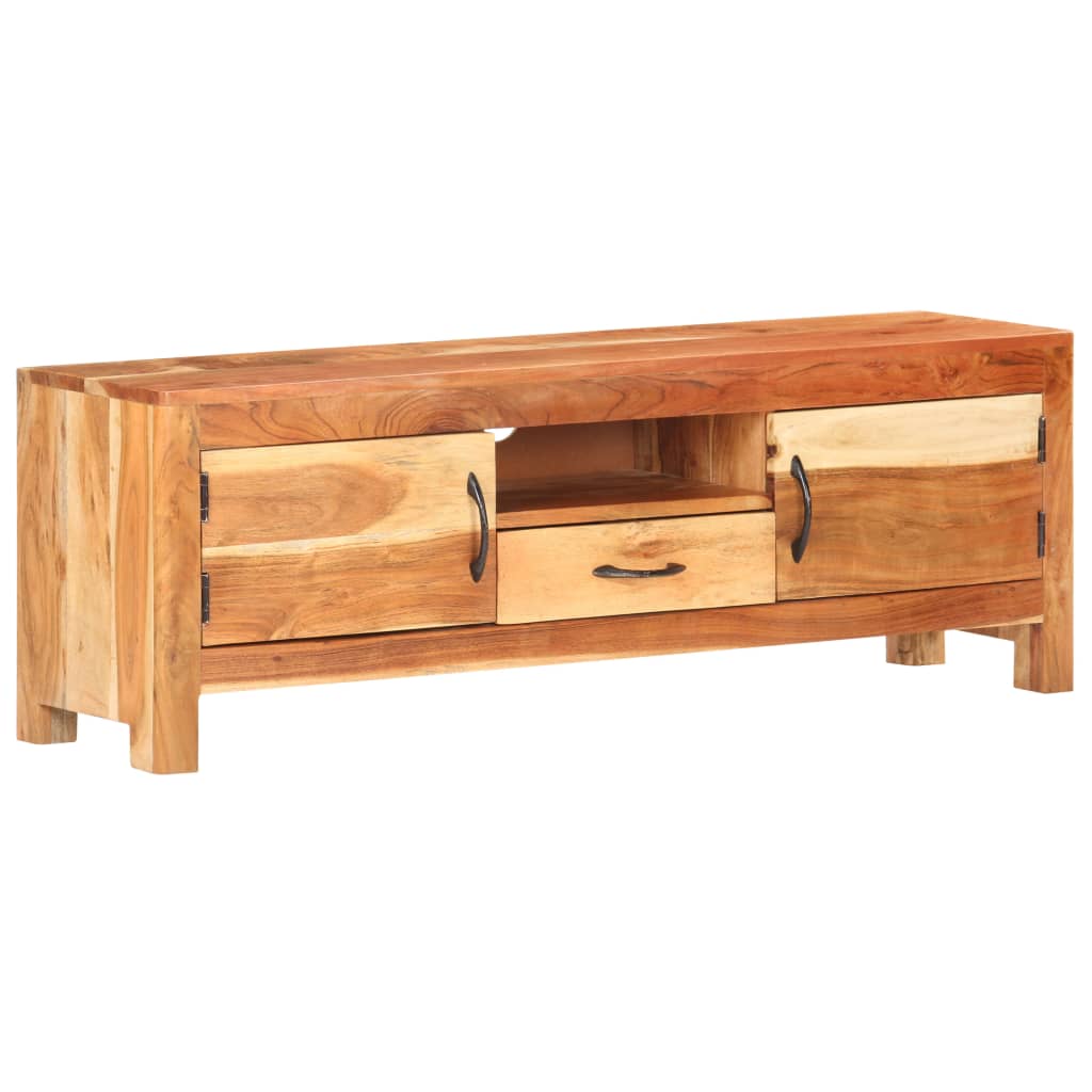 Meuble TV en Bois d'Acacia Massif-La-Fabrique-Industrielle