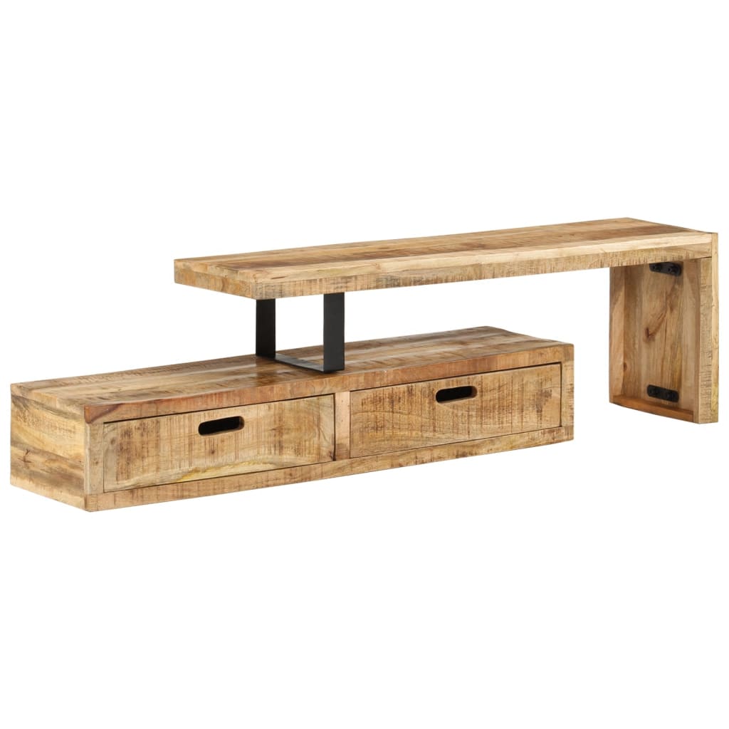 Meuble TV en Bois de Manguier Authentique-La-Fabrique-Industrielle