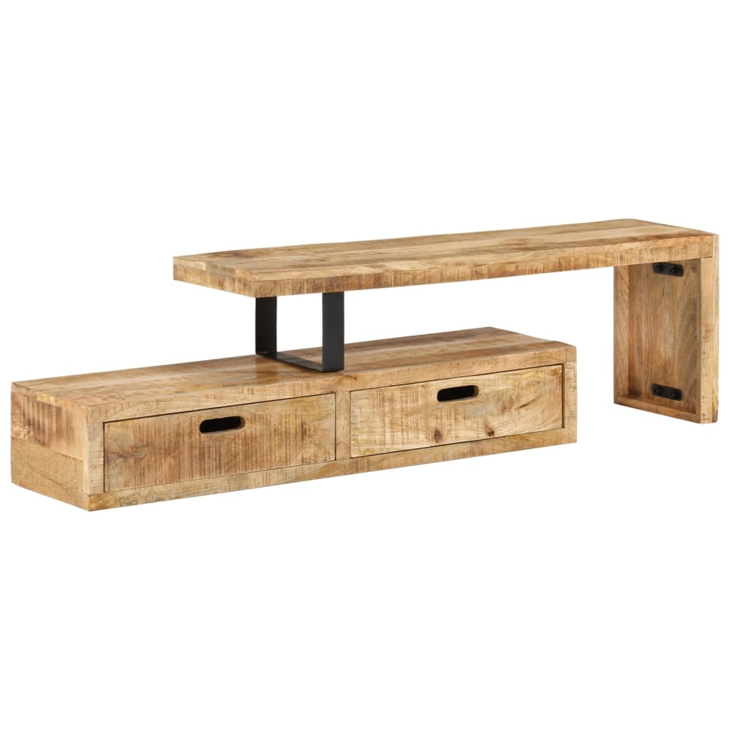 Meuble TV en Bois de Manguier Authentique-La-Fabrique-Industrielle