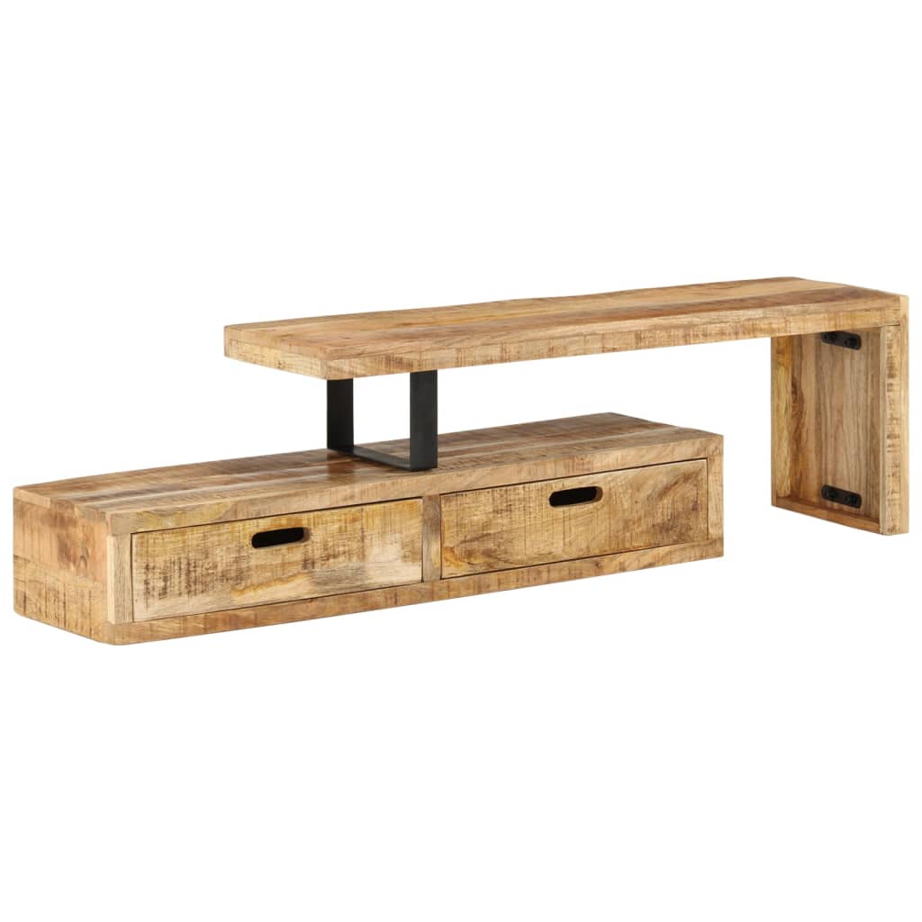 Meuble TV en Bois de Manguier Authentique-La-Fabrique-Industrielle