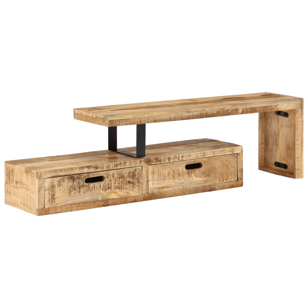 Meuble TV en Bois de Manguier Authentique-La-Fabrique-Industrielle