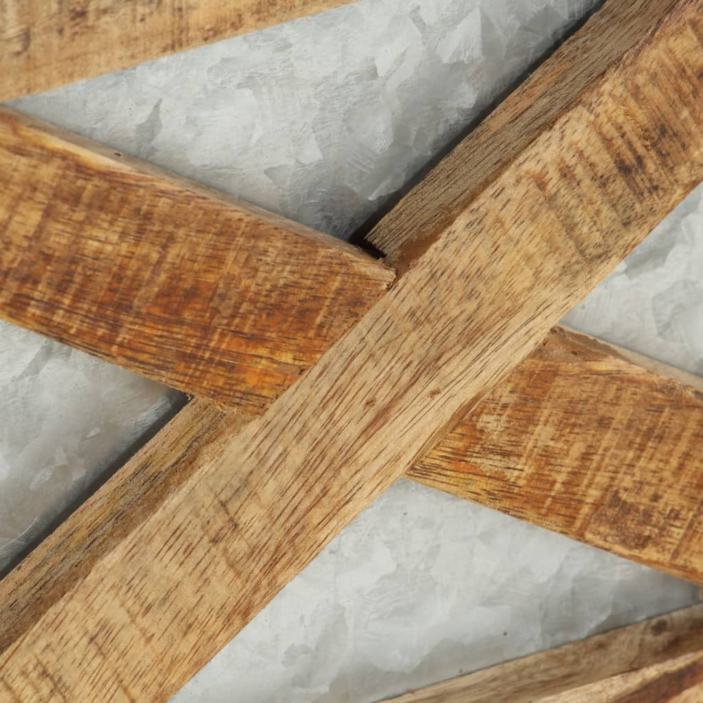 Meuble TV en bois de manguier brut au style industriel-La-Fabrique-Industrielle