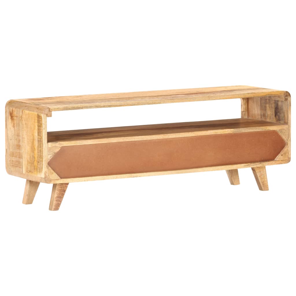 Meuble TV en Bois de Manguier Massif Brut-La-Fabrique-Industrielle