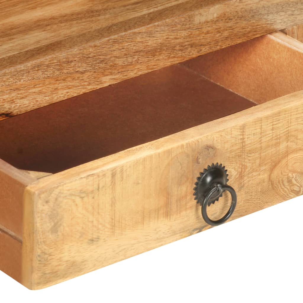 Meuble TV en Bois de Manguier Massif Brut-La-Fabrique-Industrielle