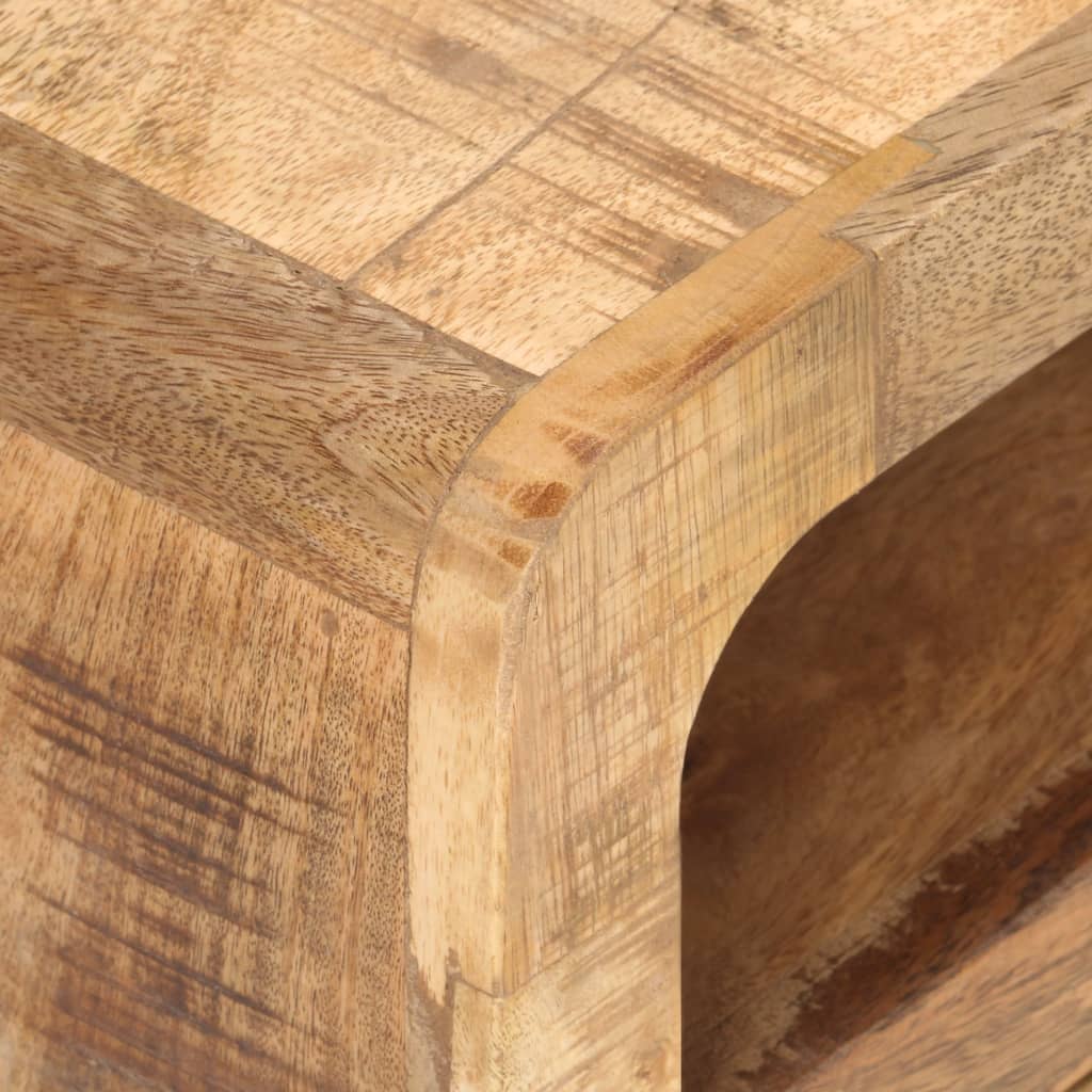 Meuble TV en Bois de Manguier Massif Brut-La-Fabrique-Industrielle