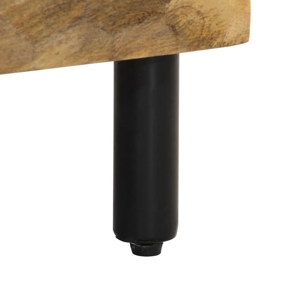 Meuble TV en Bois de Manguier Style Industriel-La-Fabrique-Industrielle