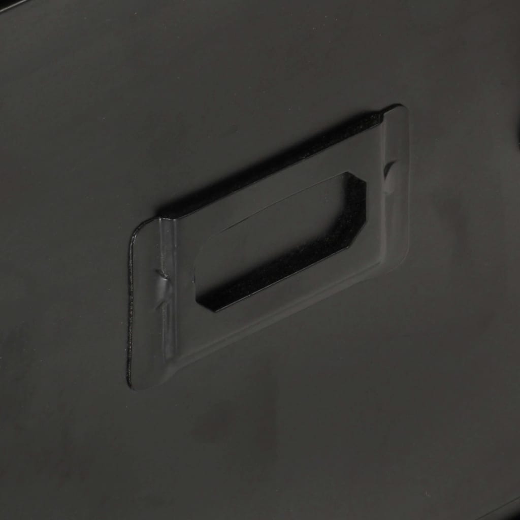 Meuble TV en Bois de Manguier et Métal Noir-La-Fabrique-Industrielle