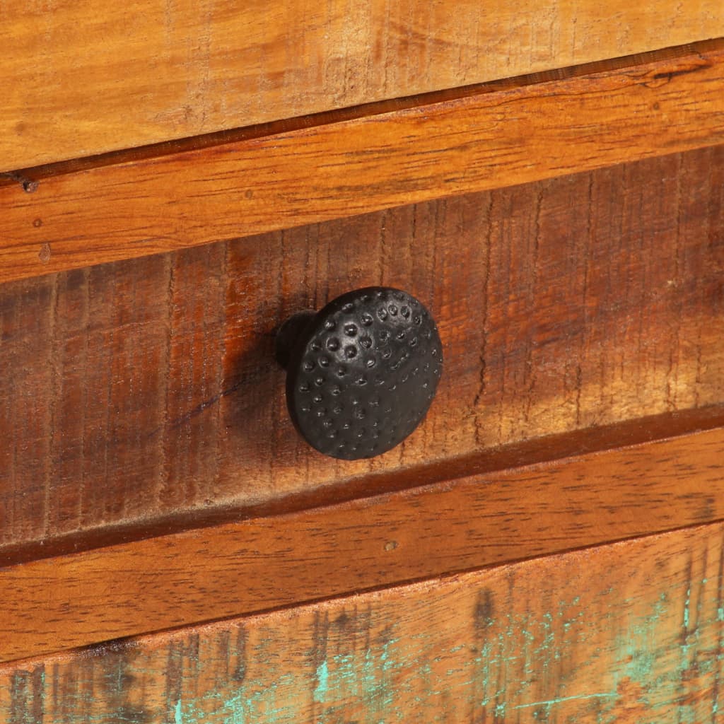 Meuble TV en Bois de Récupération au Style Industriel-La-Fabrique-Industrielle