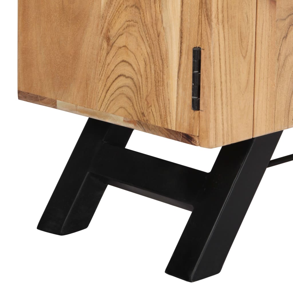 Meuble TV en Bois et Métal Acacia-La-Fabrique-Industrielle