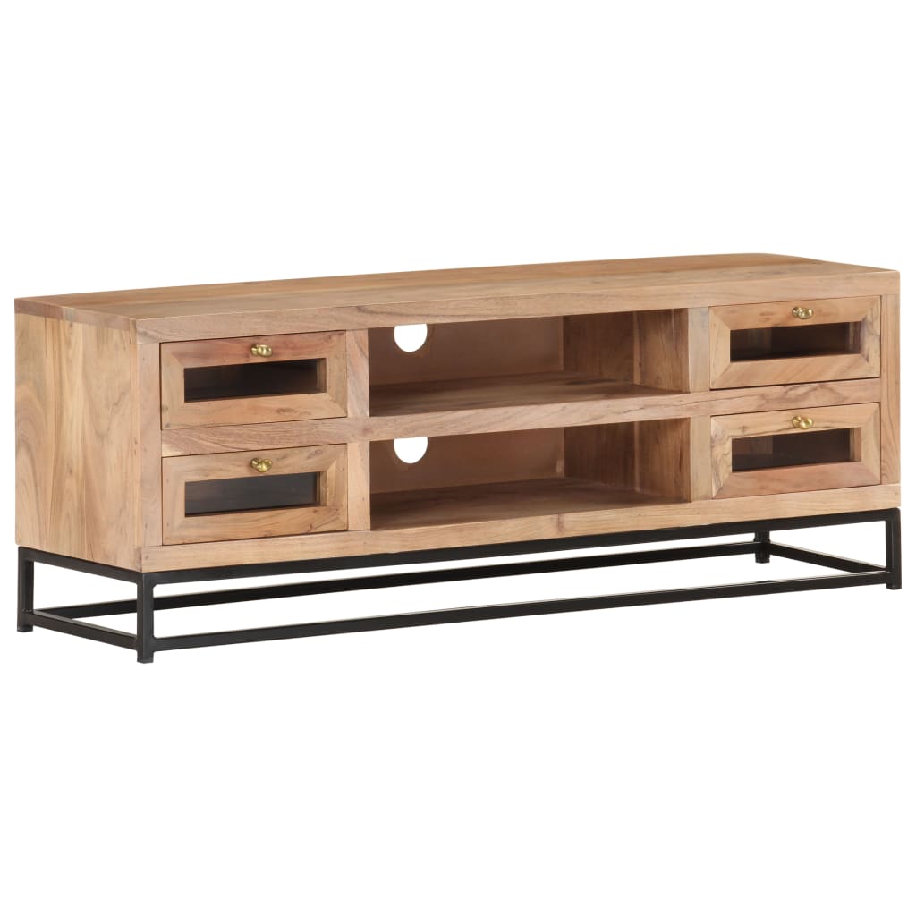 Meuble TV en Bois et Métal Style Industriel-La-Fabrique-Industrielle