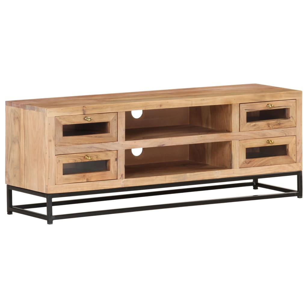 Meuble TV en Bois et Métal Style Industriel-La-Fabrique-Industrielle