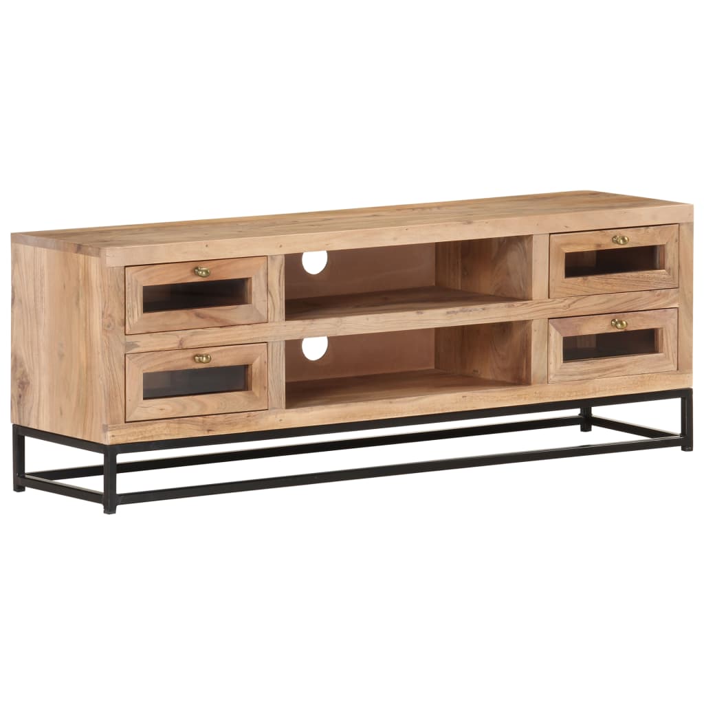 Meuble TV en Bois et Métal Style Industriel-La-Fabrique-Industrielle