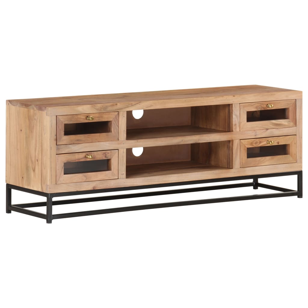 Meuble TV en Bois et Métal Style Industriel-La-Fabrique-Industrielle