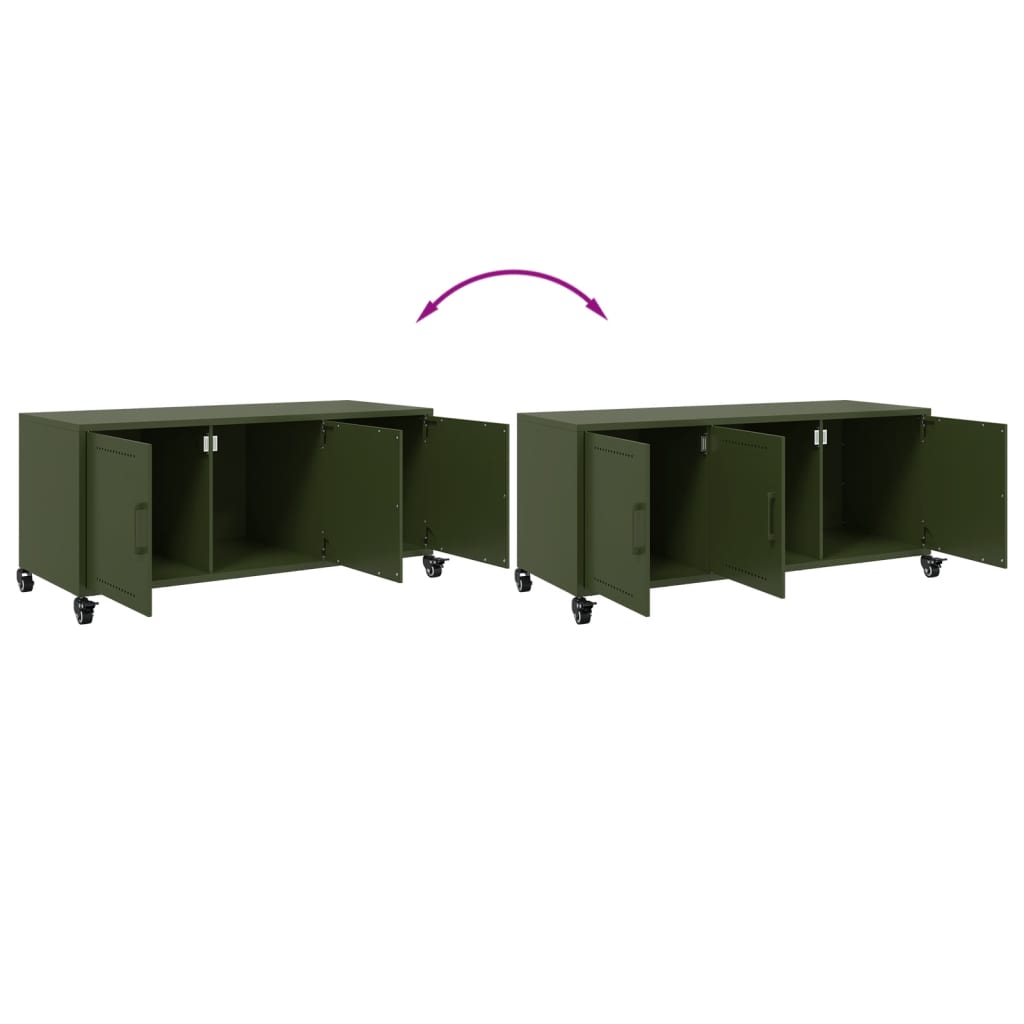 Meuble TV en Métal Design Olive-La-Fabrique-Industrielle