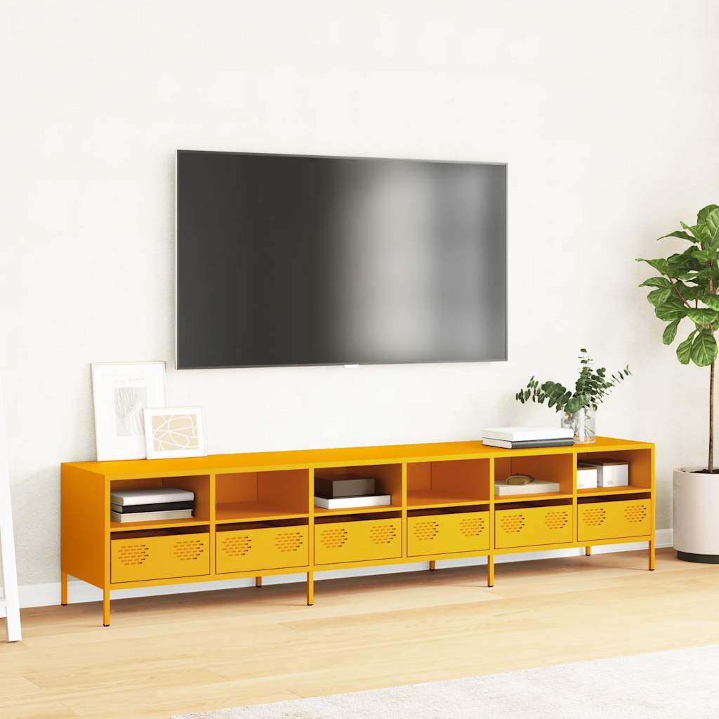 Meuble TV en acier au style industriel-La-Fabrique-Industrielle