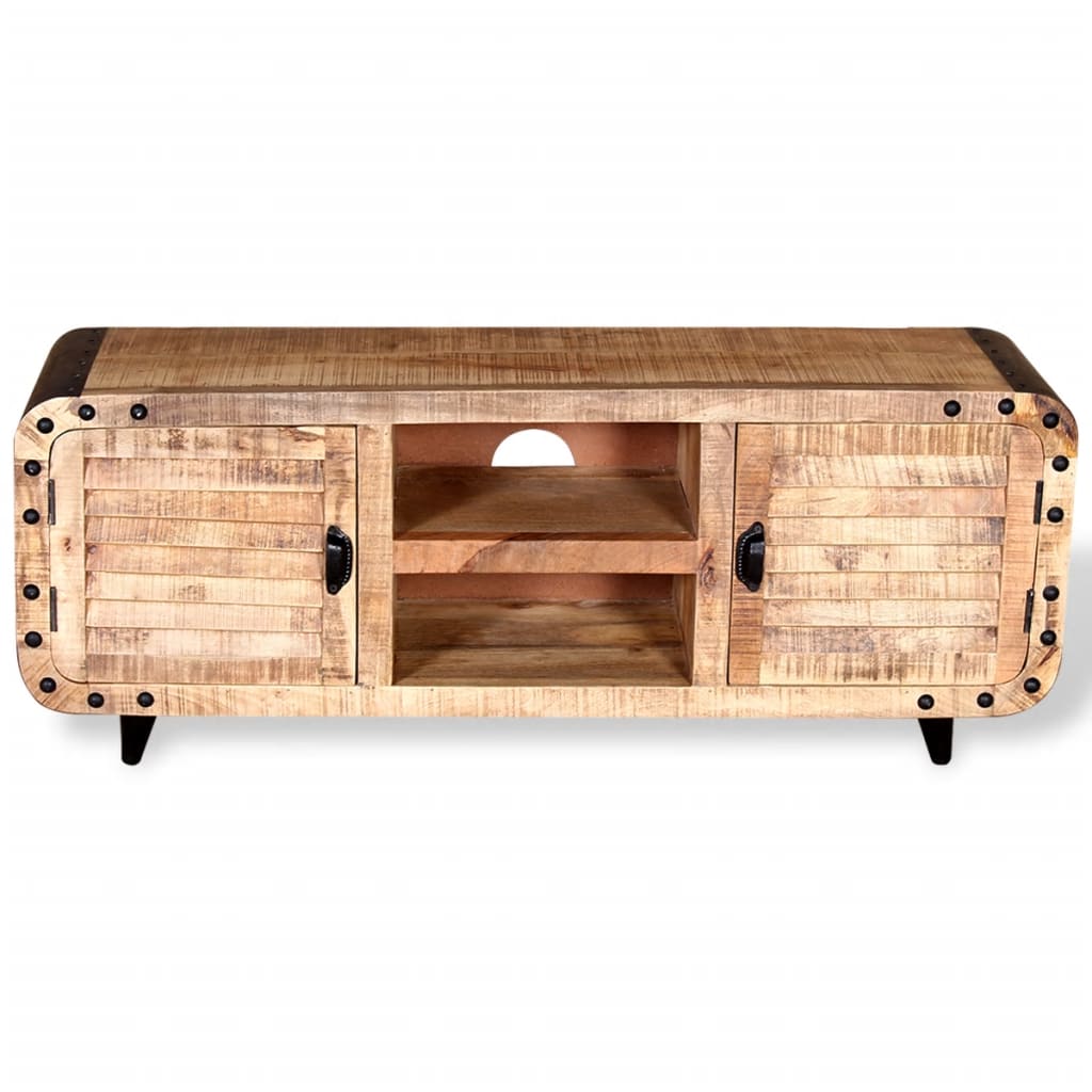 Meuble TV en bois de Manguier Industriel-La-Fabrique-Industrielle
