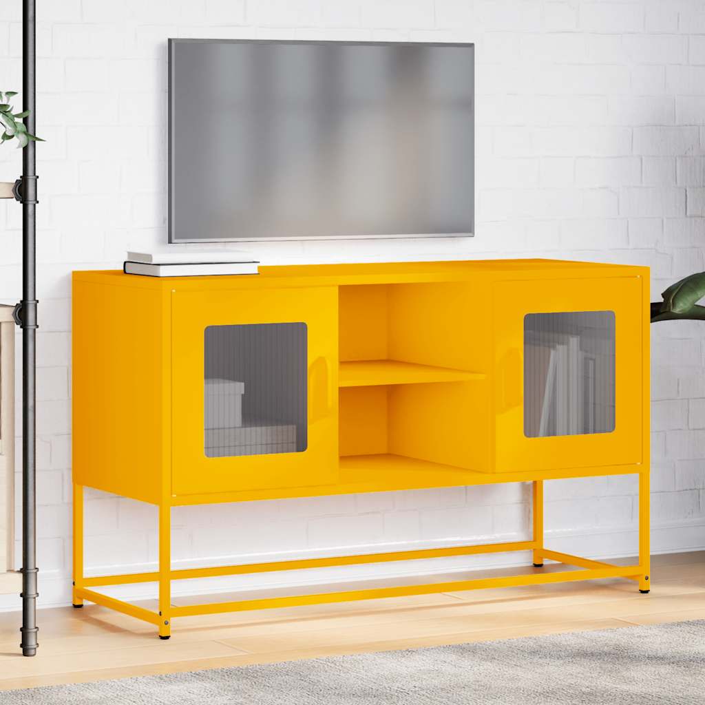 Meuble TV en fer forgé au design industriel-La-Fabrique-Industrielle