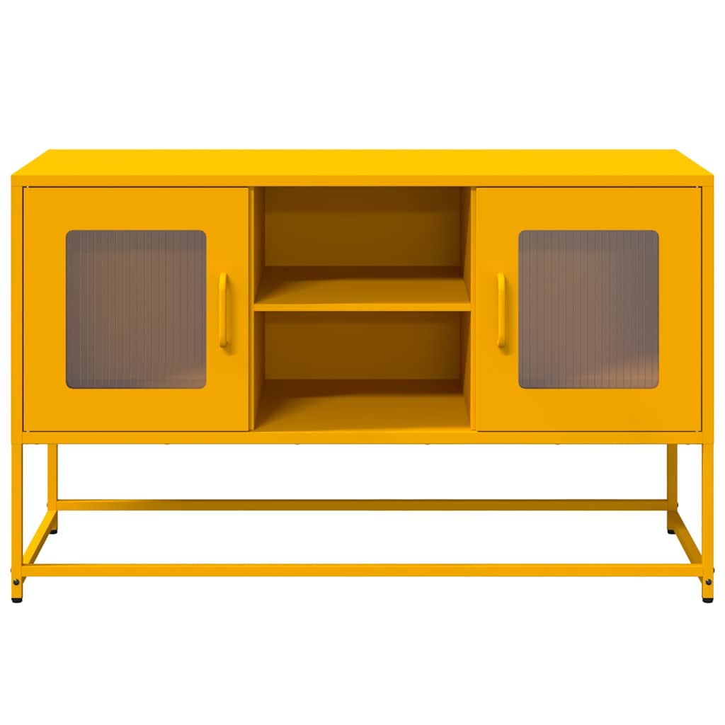 Meuble TV en fer forgé au design industriel-La-Fabrique-Industrielle