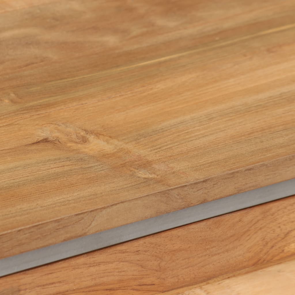 Meuble TV en teck recyclé et métal industriel-La-Fabrique-Industrielle