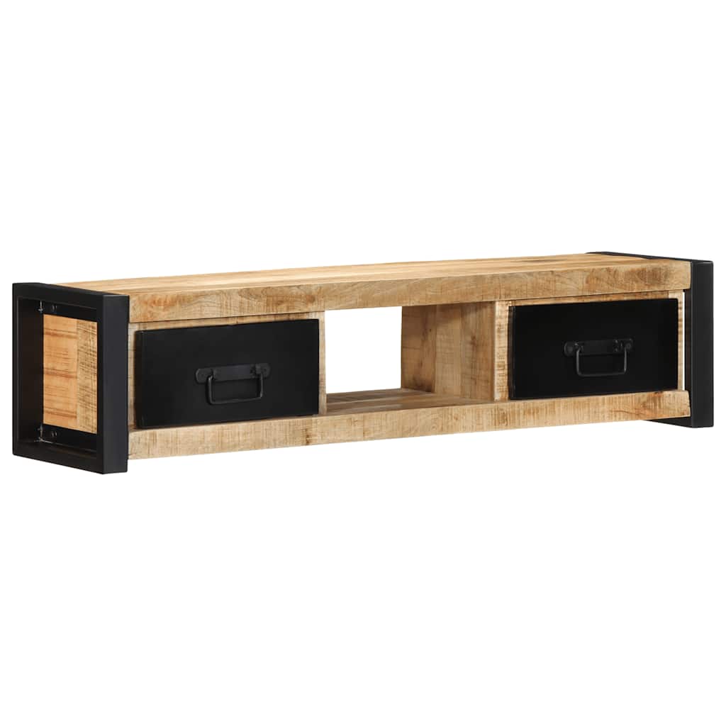Meuble Télé en Bois de Manguier Industriel-La-Fabrique-Industrielle