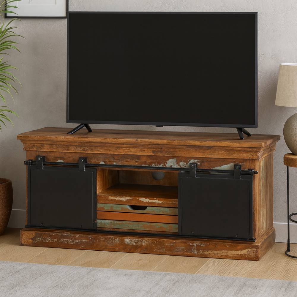 Meuble TV avec Charme Industriel Vintage