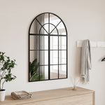 Miroir Arche en Métal Noir Industriel-1-60 x 30 cm-La-Fabrique-Industrielle