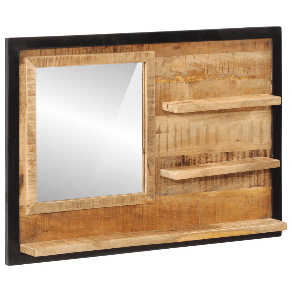 Miroir Industriel Avec Étagères pour Salle de Bain-La-Fabrique-Industrielle