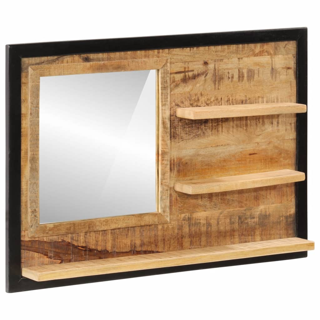 Miroir Industriel Avec Étagères pour Salle de Bain-La-Fabrique-Industrielle