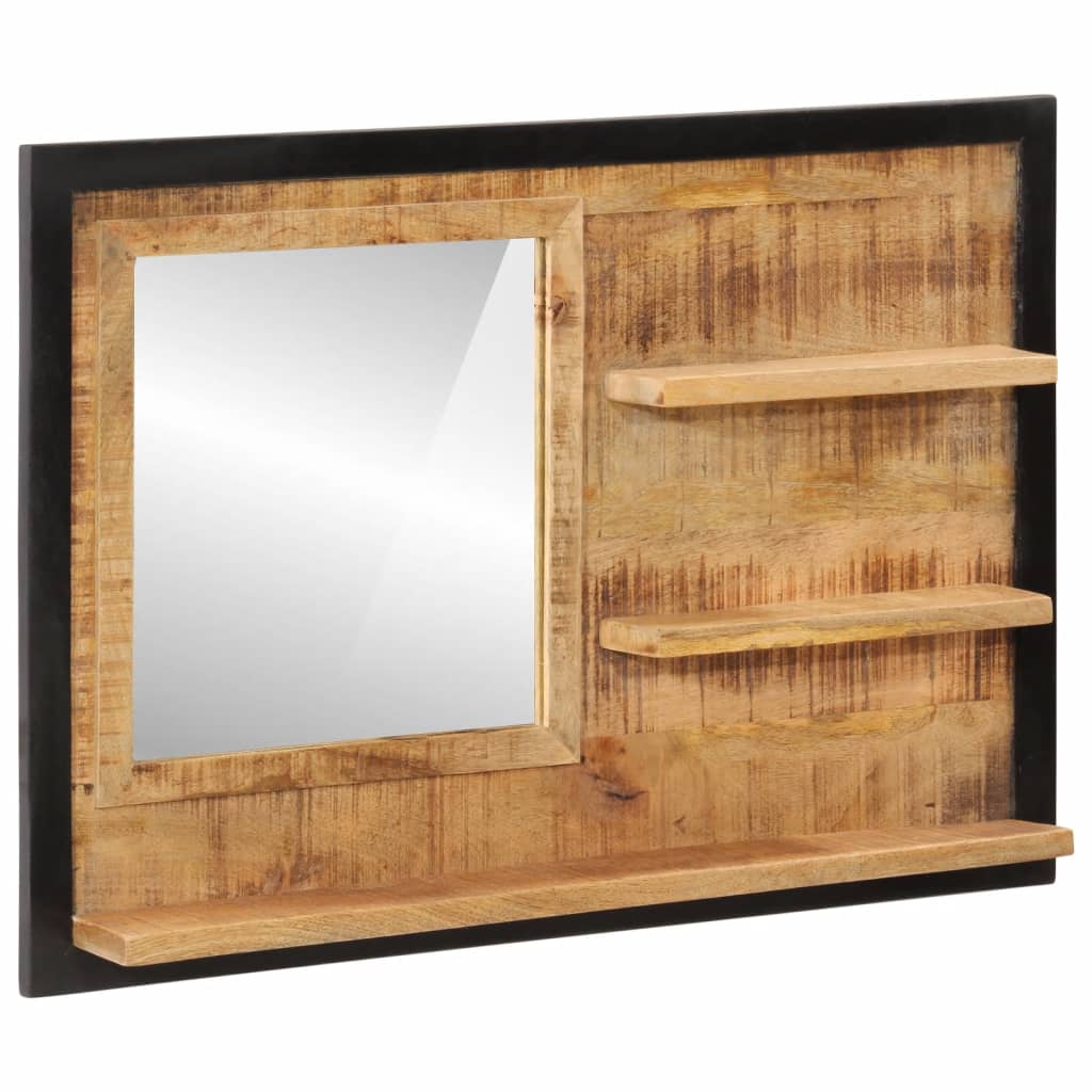 Miroir Industriel Avec Étagères pour Salle de Bain-La-Fabrique-Industrielle