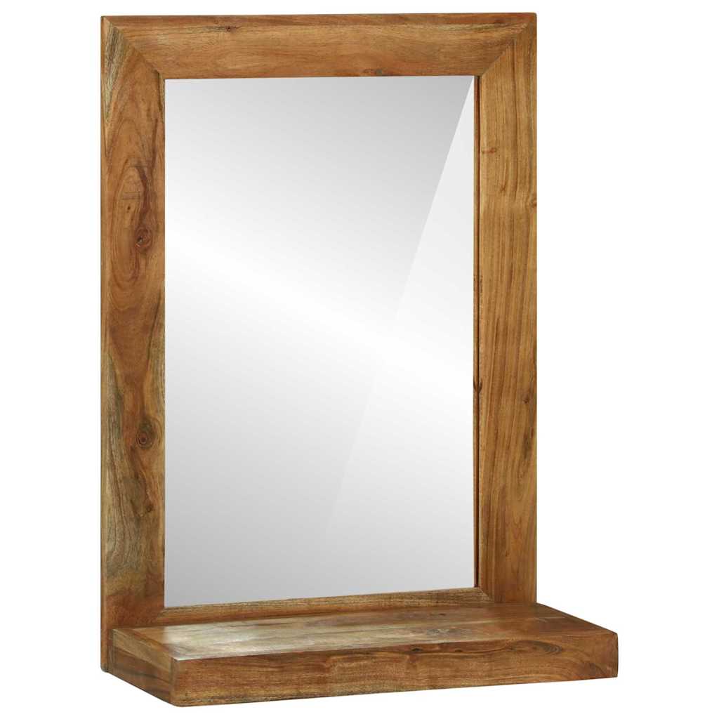 Miroir Industriel en Bois Recyclé-Bois d'acacia-La-Fabrique-Industrielle