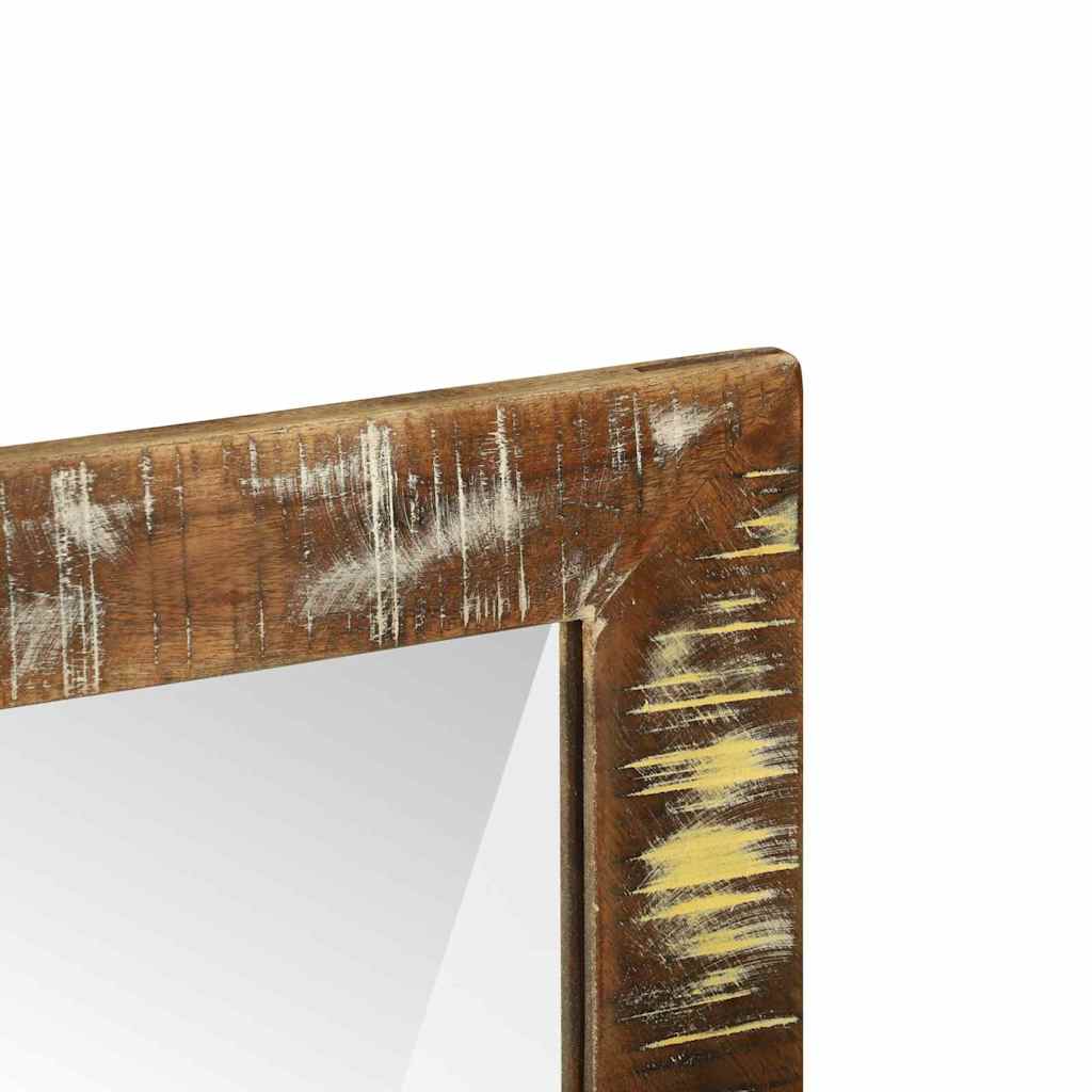 Miroir Industriel en Bois Recyclé-La-Fabrique-Industrielle
