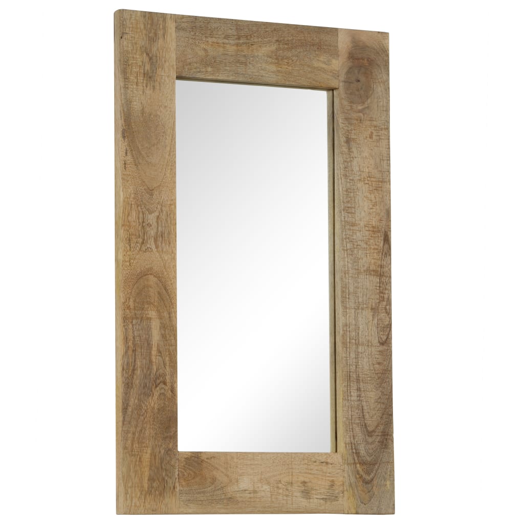 Miroir Industriel en Bois de Manguier Massif-La-Fabrique-Industrielle