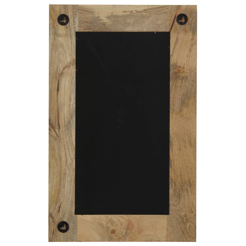 Miroir Industriel en Bois de Manguier Massif-La-Fabrique-Industrielle