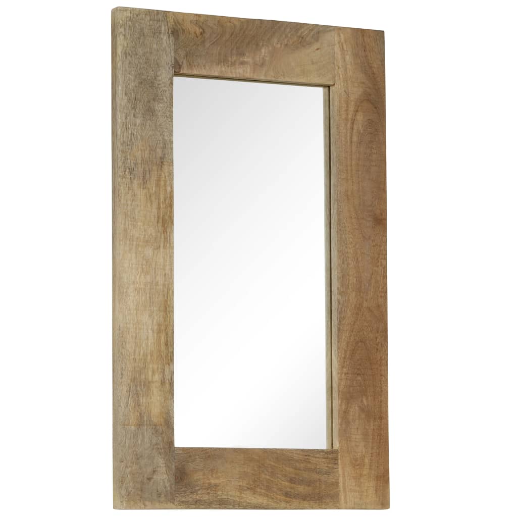 Miroir Industriel en Bois de Manguier Massif-La-Fabrique-Industrielle