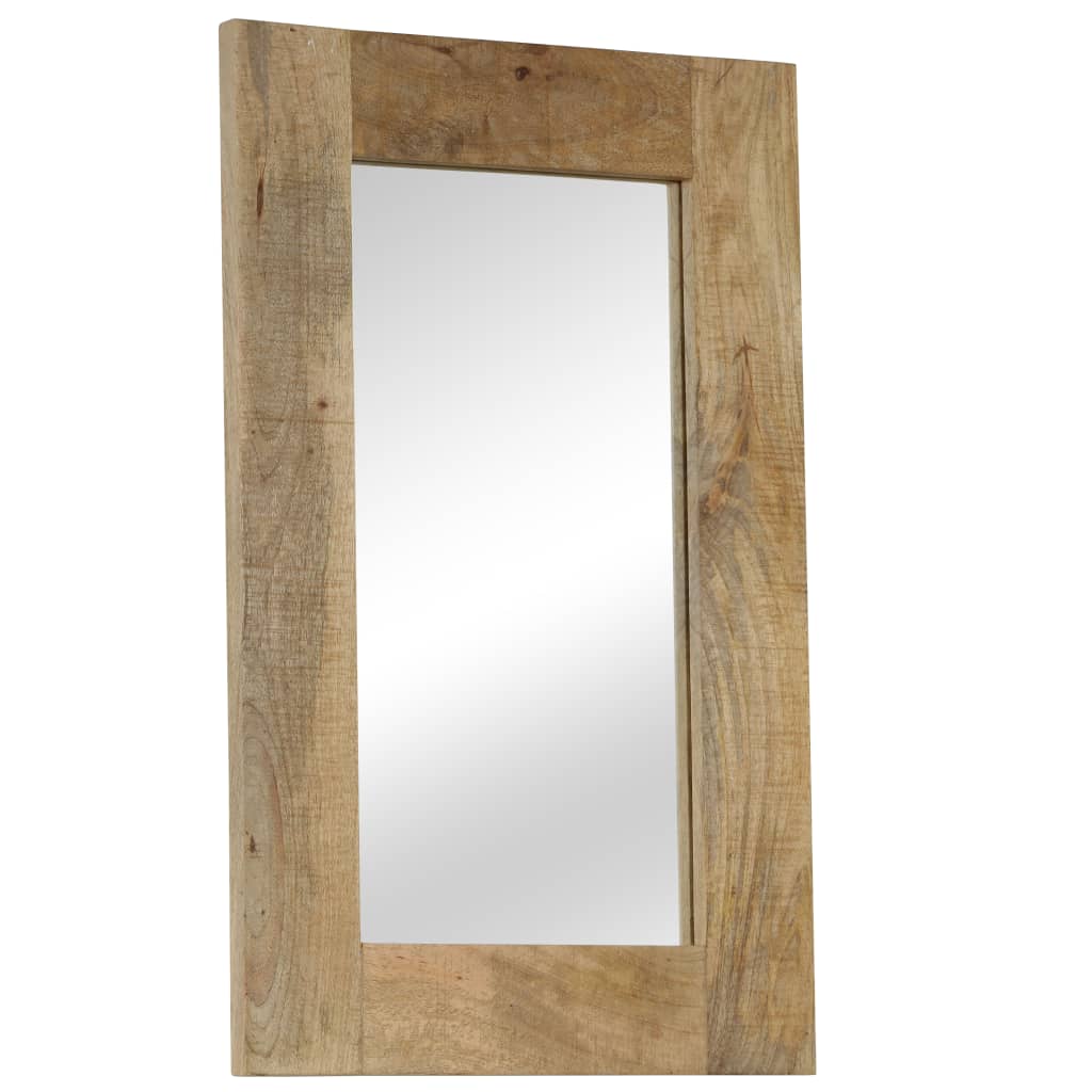 Miroir Industriel en Bois de Manguier Massif-La-Fabrique-Industrielle