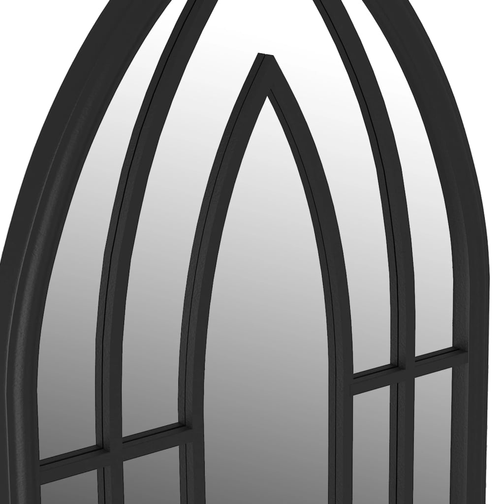 Miroir en Fer au Style Industriel Noir-La-Fabrique-Industrielle