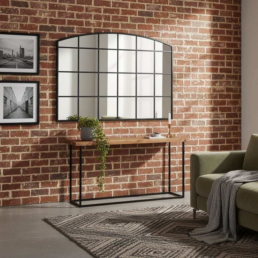 Miroir Industriel Verrière en Fer