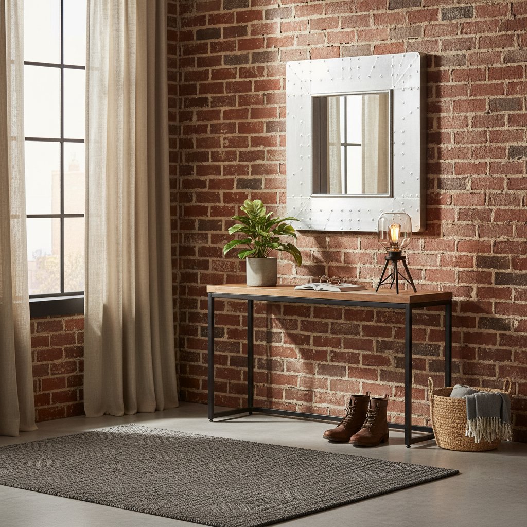 Miroir en Métal Style Industriel