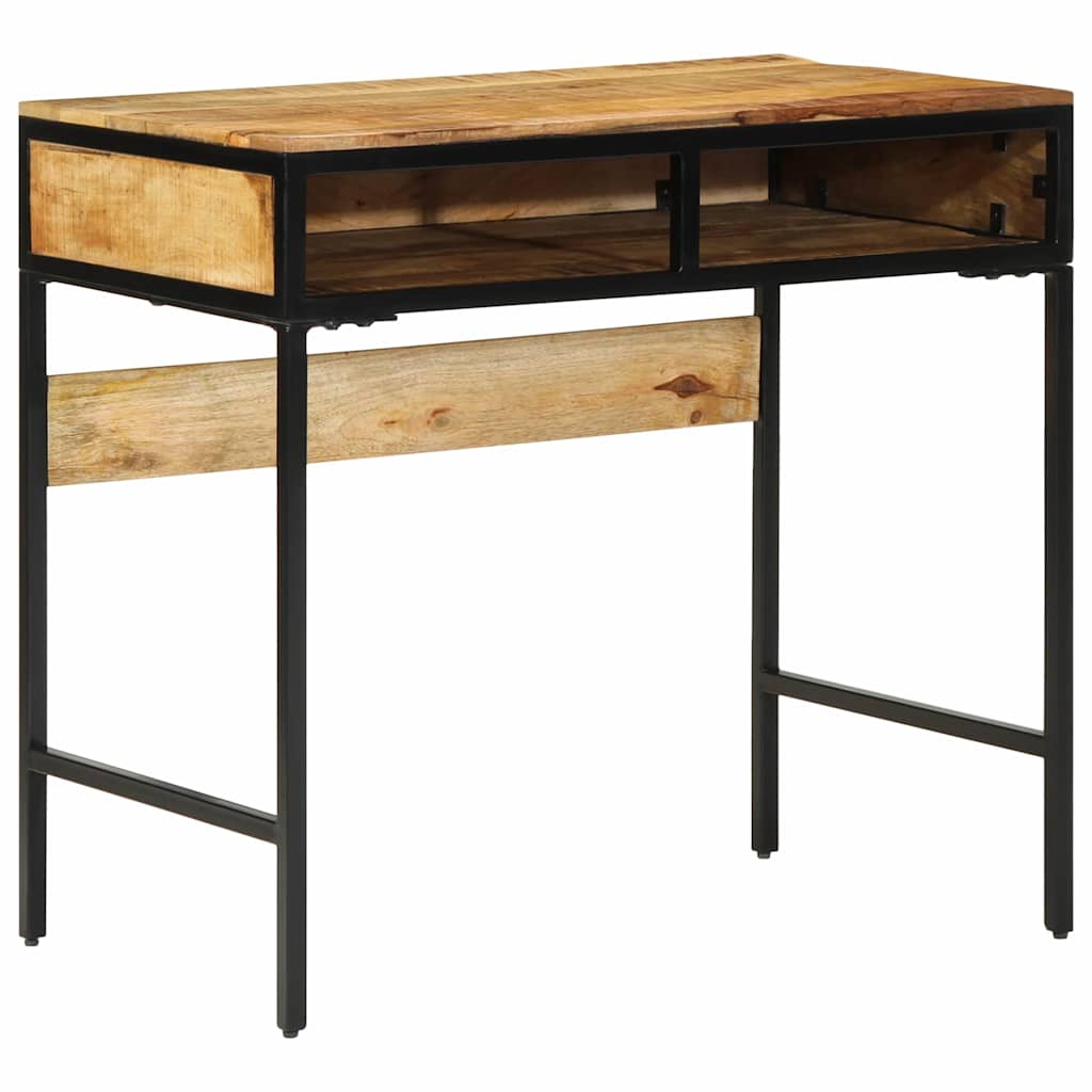 Petit Bureau Industriel en Bois de Manguier-La-Fabrique-Industrielle