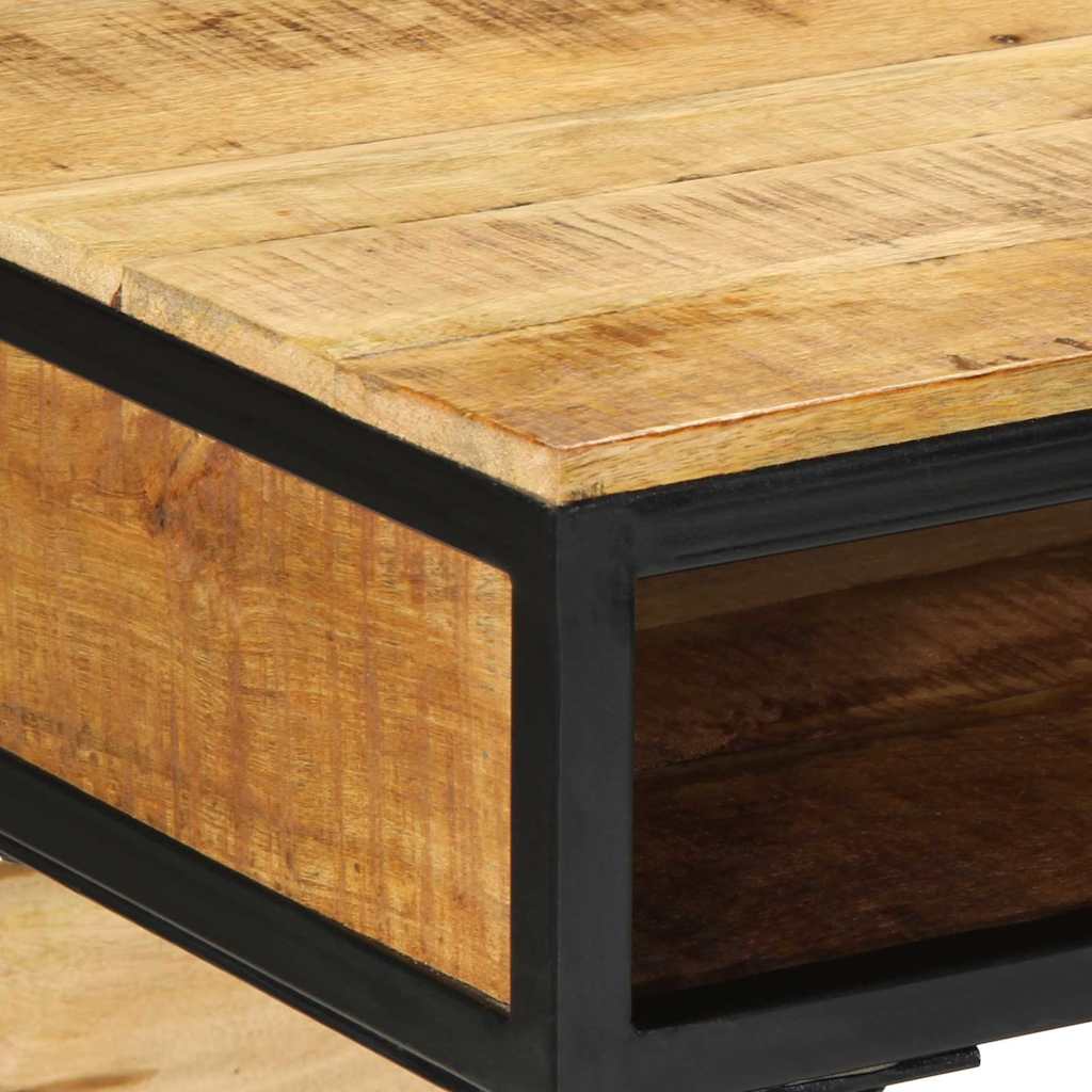 Petit Bureau Industriel en Bois de Manguier-La-Fabrique-Industrielle