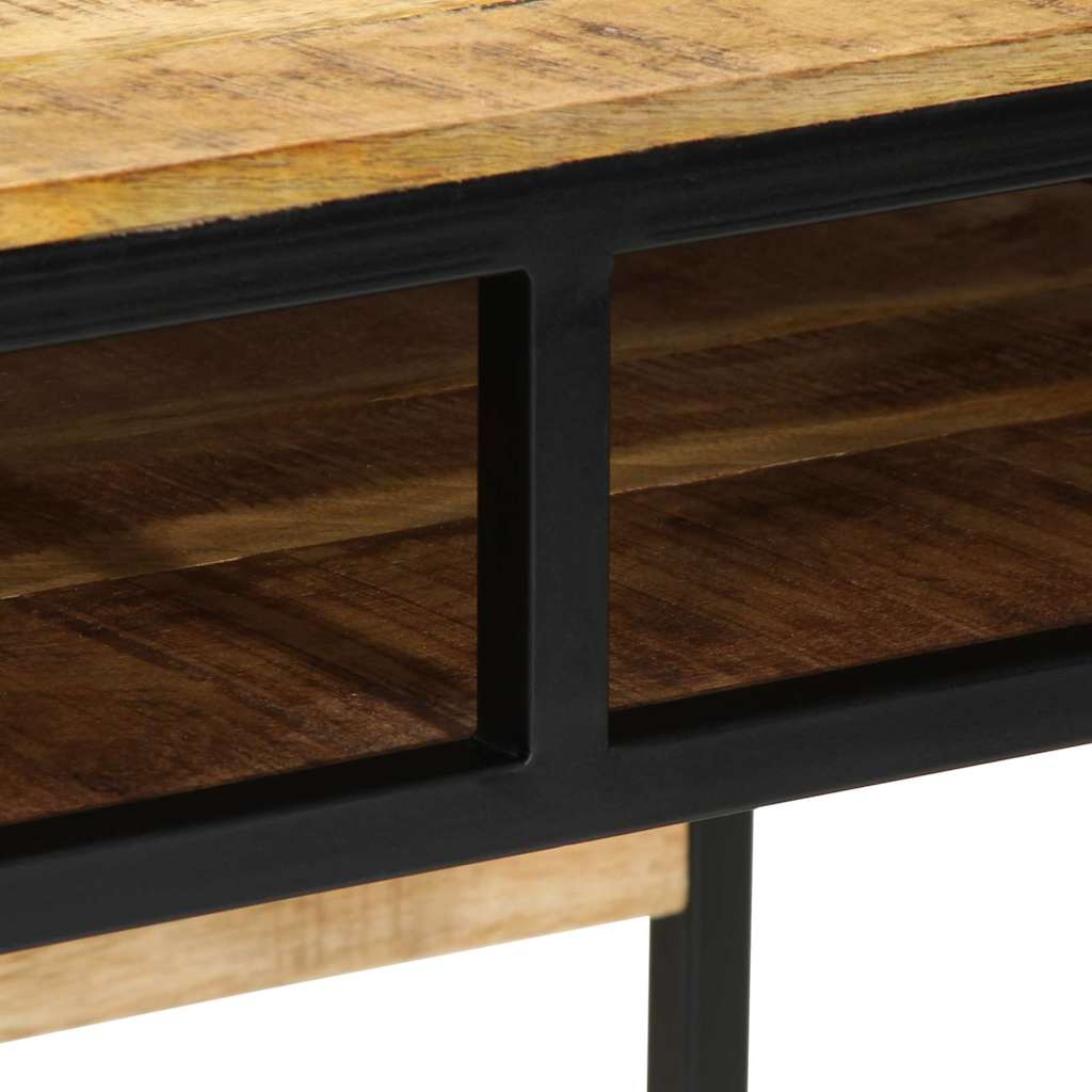 Petit Bureau Industriel en Bois de Manguier-La-Fabrique-Industrielle