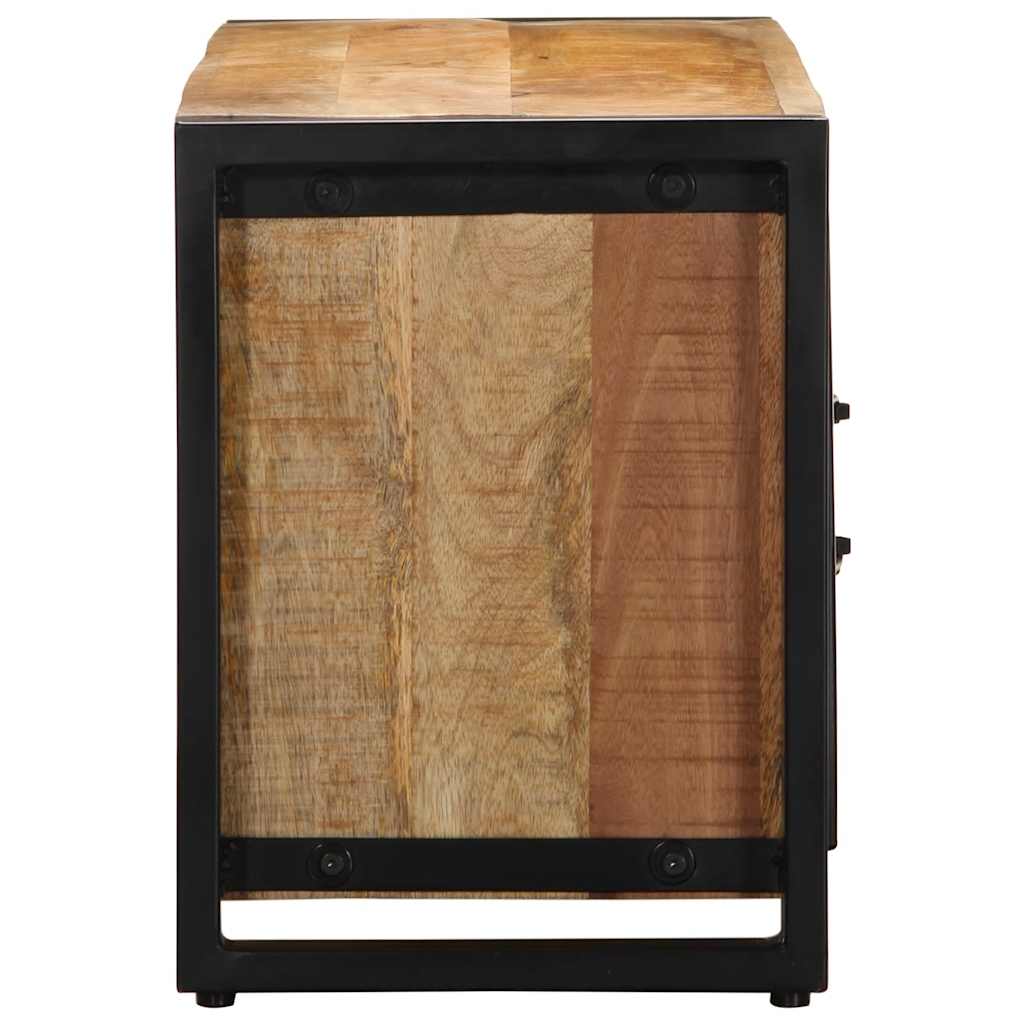 Petit Meuble TV en Bois et Métal au Style Industriel-La-Fabrique-Industrielle
