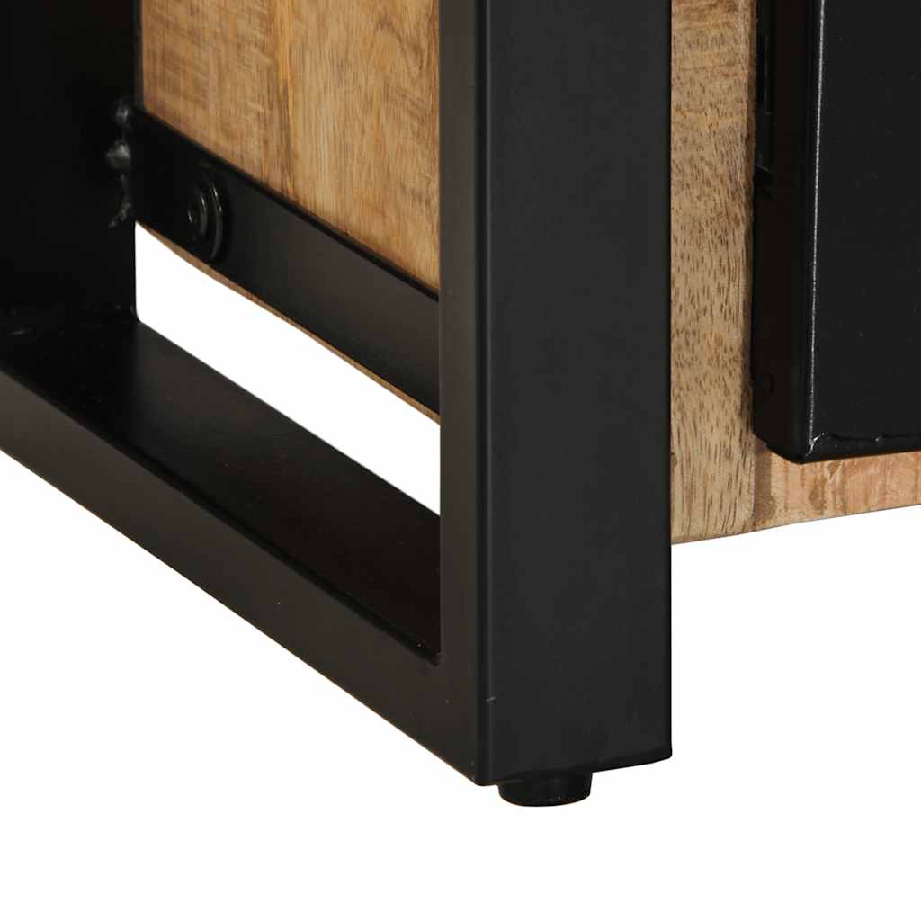 Petit Meuble TV en Bois et Métal au Style Industriel-La-Fabrique-Industrielle