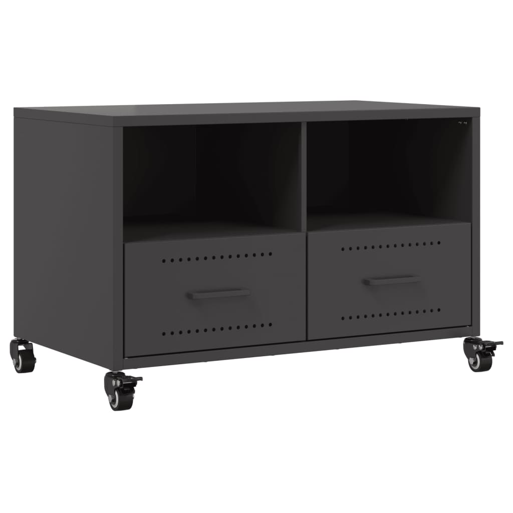 Petit Meuble TV en acier laminé-La-Fabrique-Industrielle