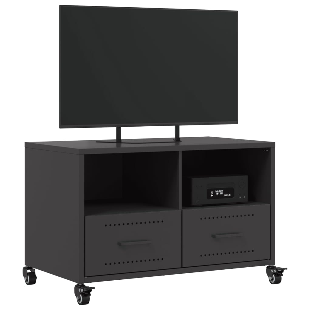 Petit Meuble TV en acier laminé-La-Fabrique-Industrielle