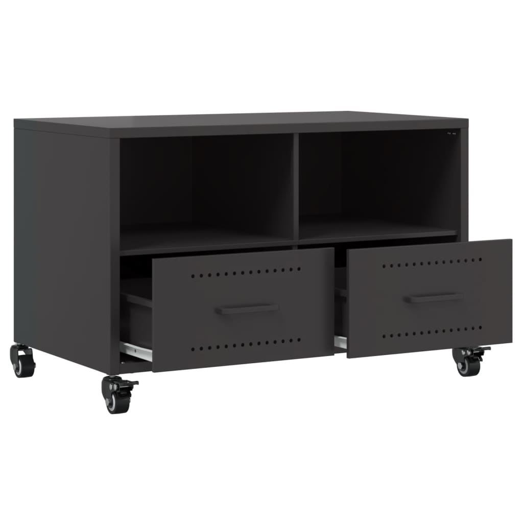 Petit Meuble TV en acier laminé-La-Fabrique-Industrielle