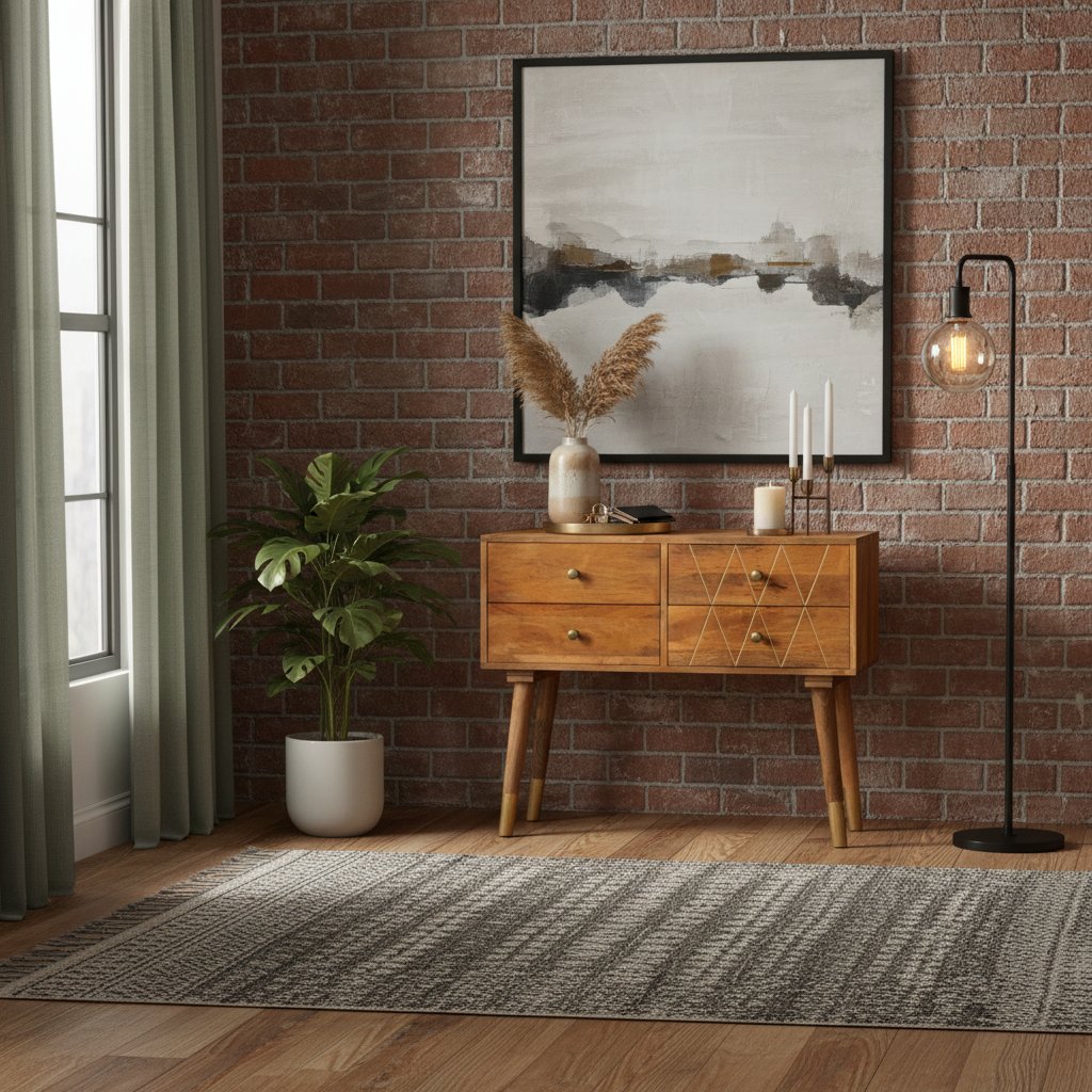 Petit Chiffonnier en Bois de Manguier Massif