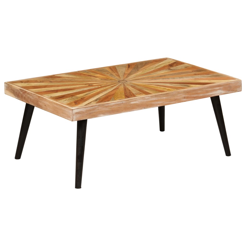 Petite Table Basse en Bois de Manguier Massif-La-Fabrique-Industrielle
